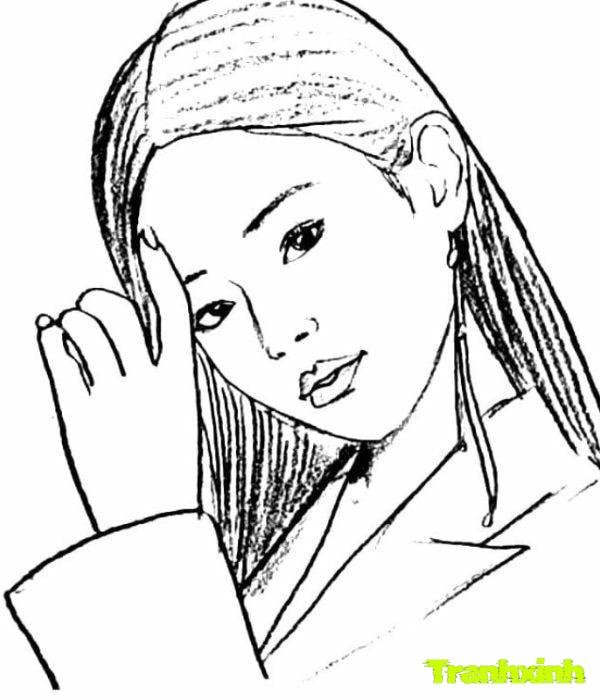 tranh tô màu blackpink chibi ngầu