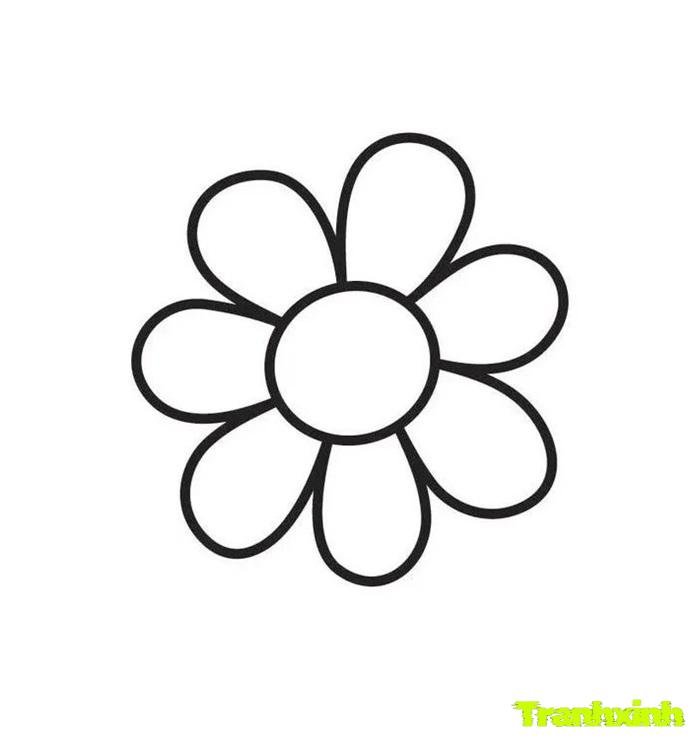 tranh tô màu bông hoa 29