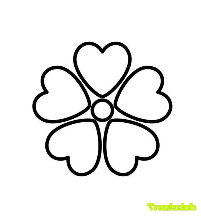 tranh tô màu bông hoa 30