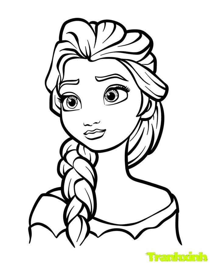 tranh tô màu búp bê 25