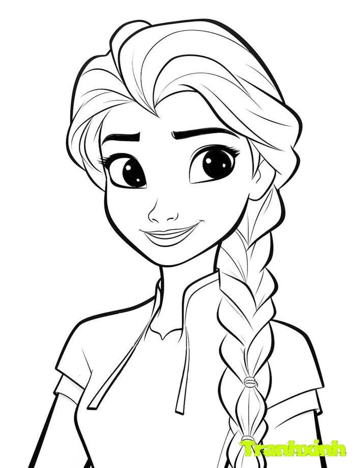 tranh tô màu búp bê 26