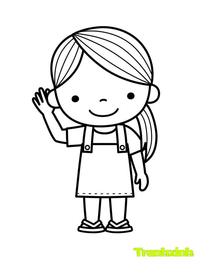 tranh tô màu búp bê 9