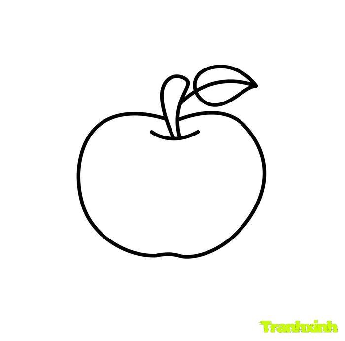 tranh tô màu các loại quả 1