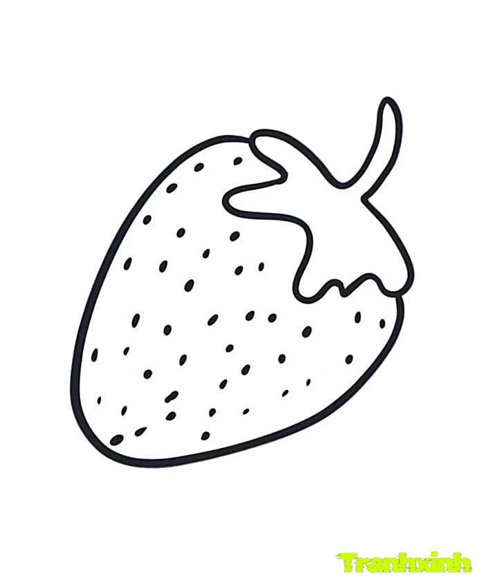 tranh tô màu các loại quả 16