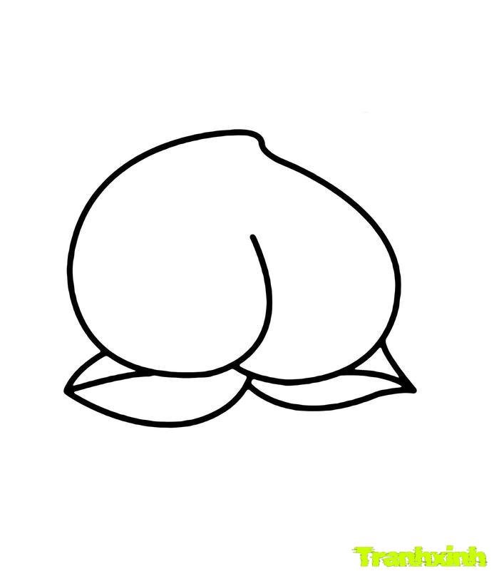 tranh tô màu các loại quả 2
