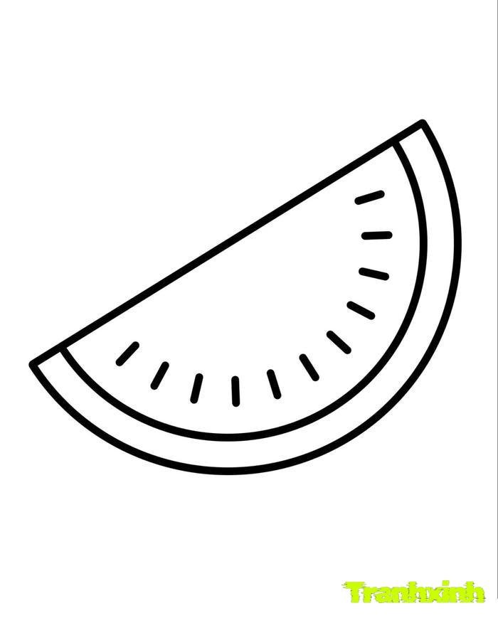 tranh tô màu các loại quả 24