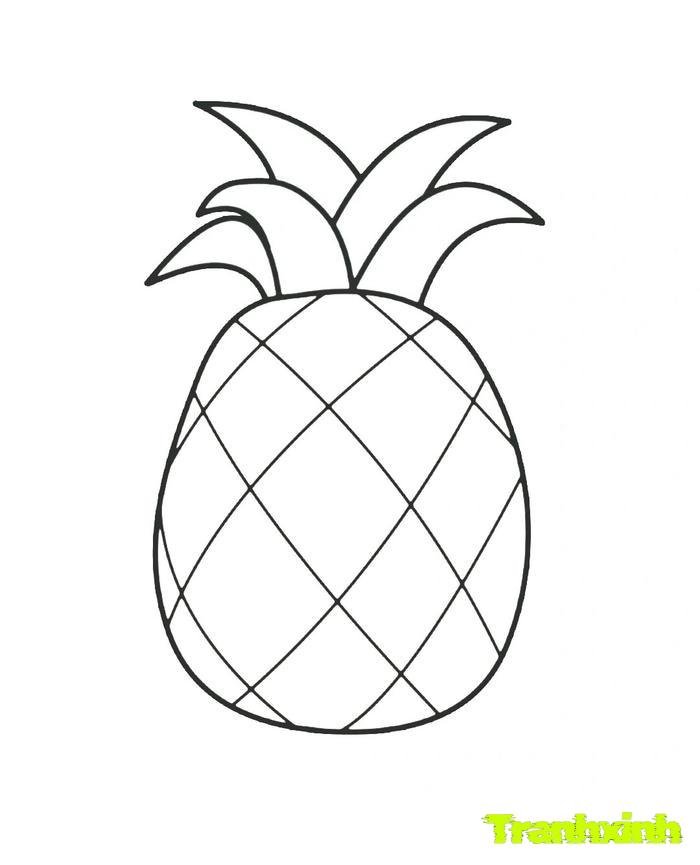 tranh tô màu các loại quả 26