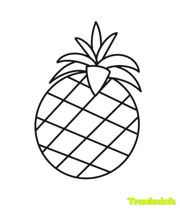 tranh tô màu các loại quả 33