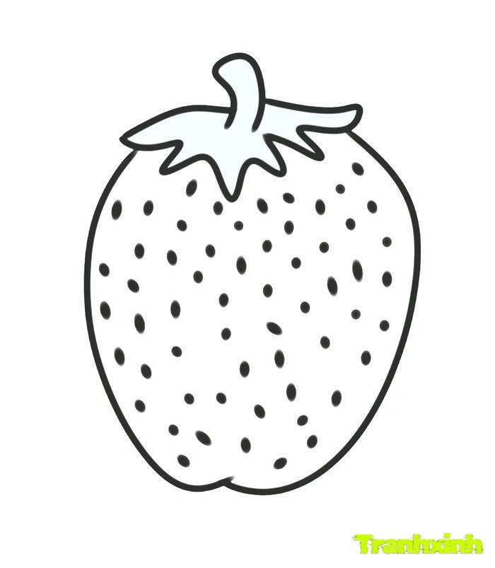 tranh tô màu các loại quả 36