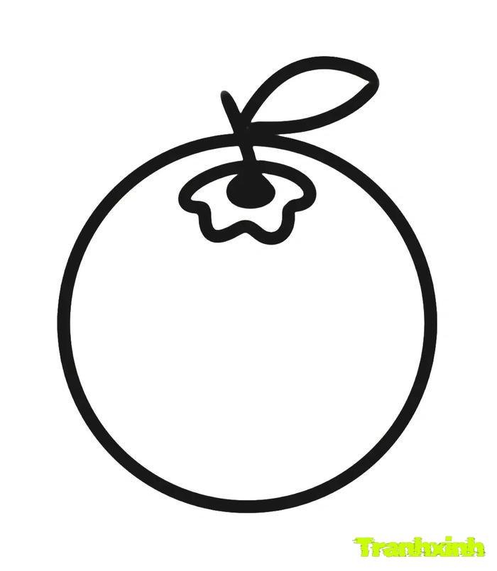 tranh tô màu các loại quả 37