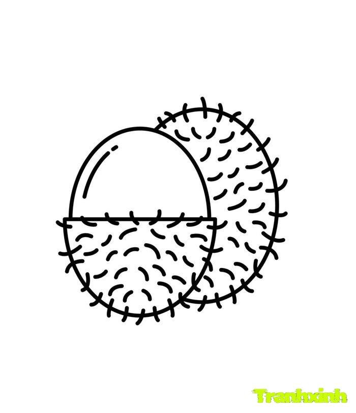 tranh tô màu các loại quả 6