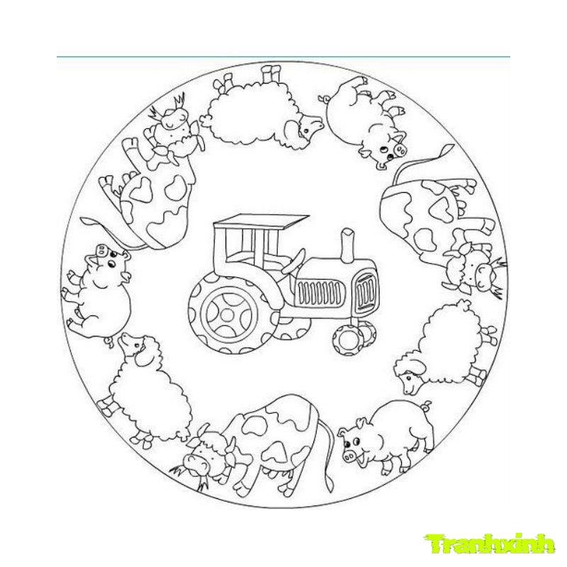 tranh tô màu các mùa trong năm thế giới