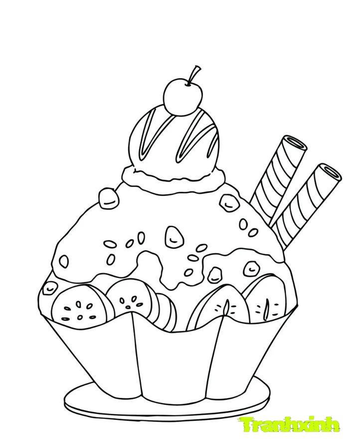 tranh tô màu các nhóm thực phẩm cho bé 25