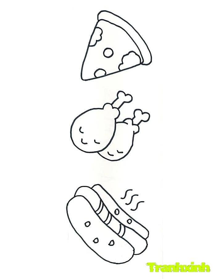tranh tô màu các nhóm thực phẩm cho bé 29