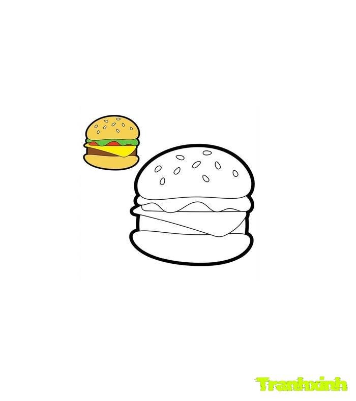 tranh tô màu các nhóm thực phẩm cho bé 7