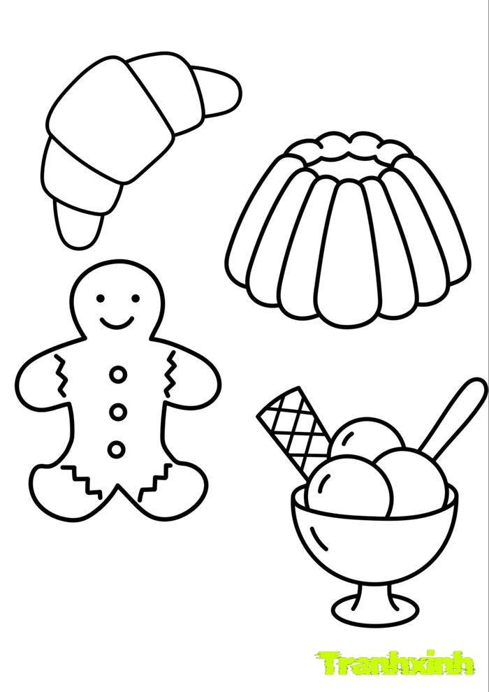 tranh tô màu các nhóm thực phẩm cho bé 9