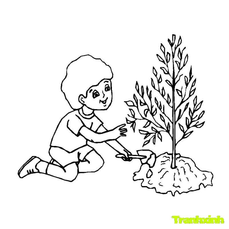 tranh tô màu về bảo vệ môi trường