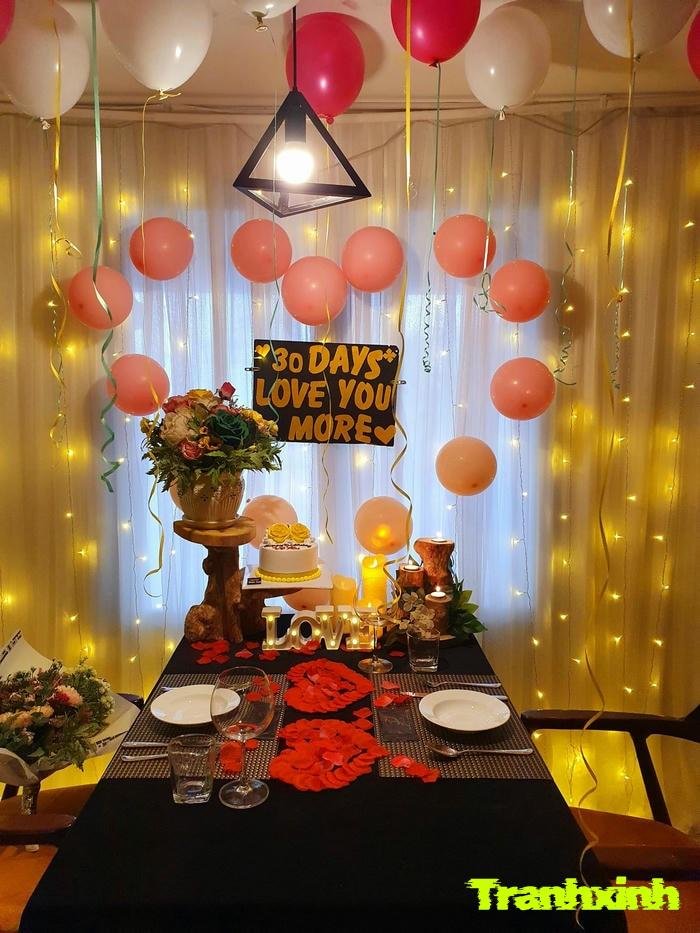 ý tưởng trang trí bàn tiệc