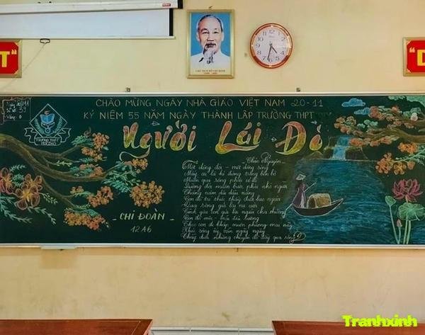 ý tưởng trang trí bảng 20 11