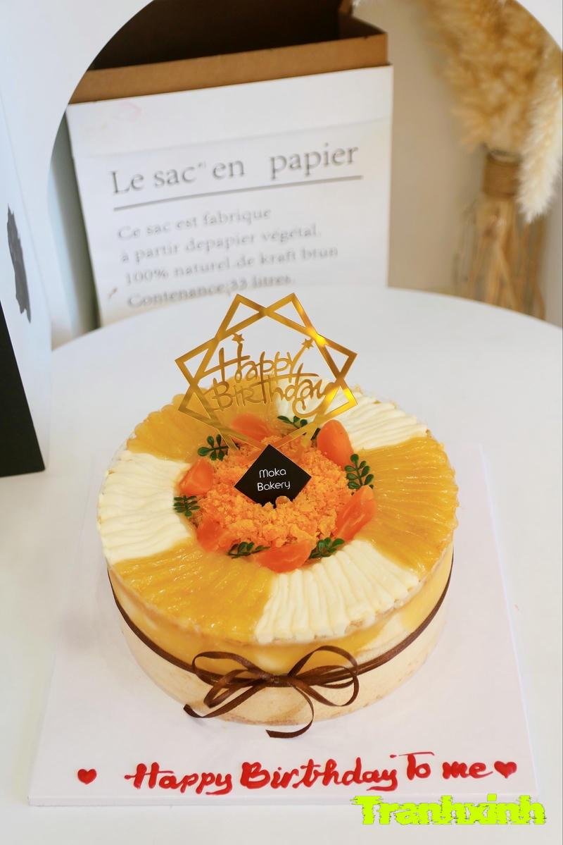 ý tưởng trang trí bánh bông lan trứng muối