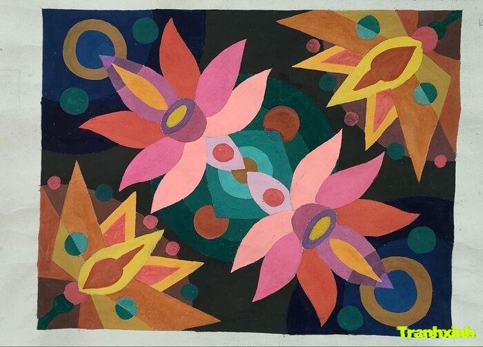 Trang trí hình chữ nhật đẹp mắt hài hòa