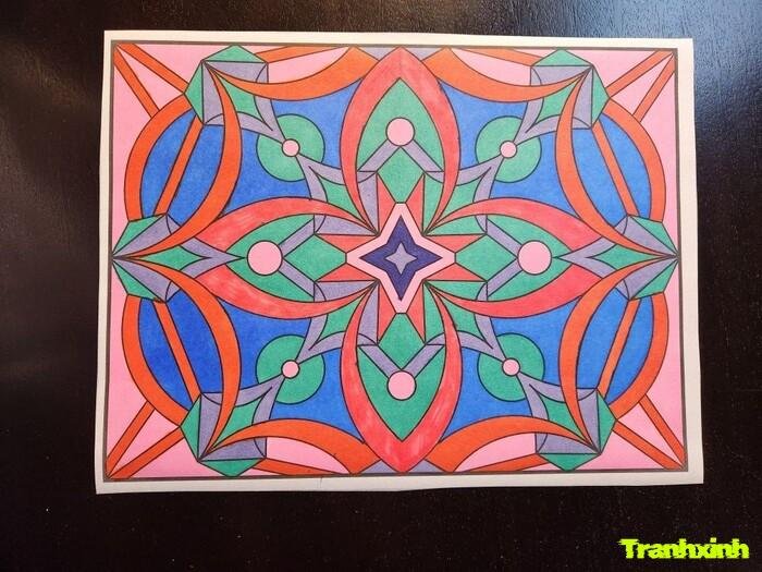 Trang trí hình chữ nhật nghệ thuật đương đại