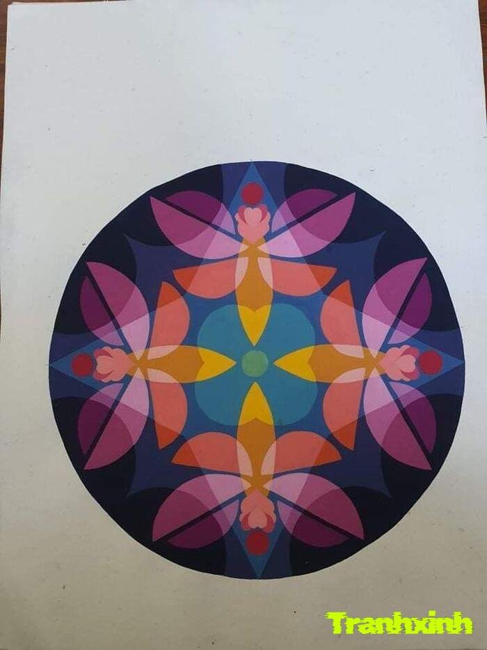 Trang trí hình tròn ánh sáng nghệ thuật