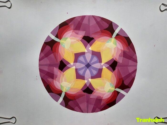 Trang trí hình tròn decor nhẹ nhàng