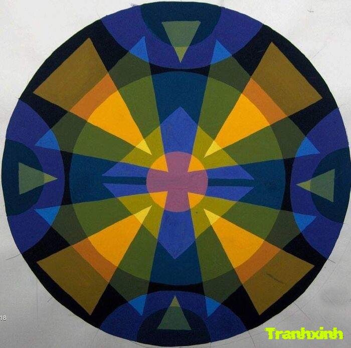 Trang trí hình tròn hiện đại sáng tạo