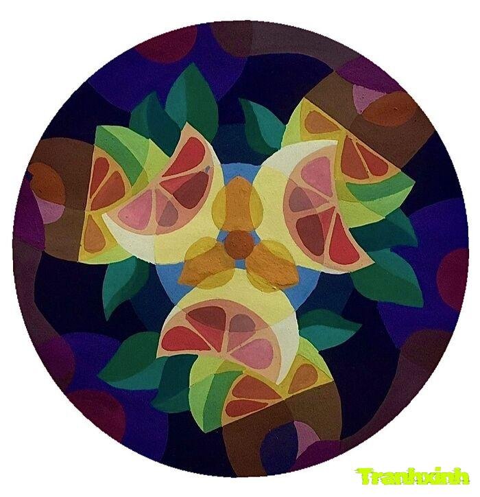 Trang trí hình tròn hiện đại thanh lịch