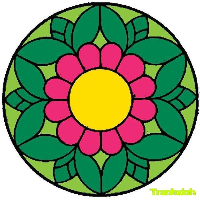 Trang trí hình tròn phong cách thẩm mỹ