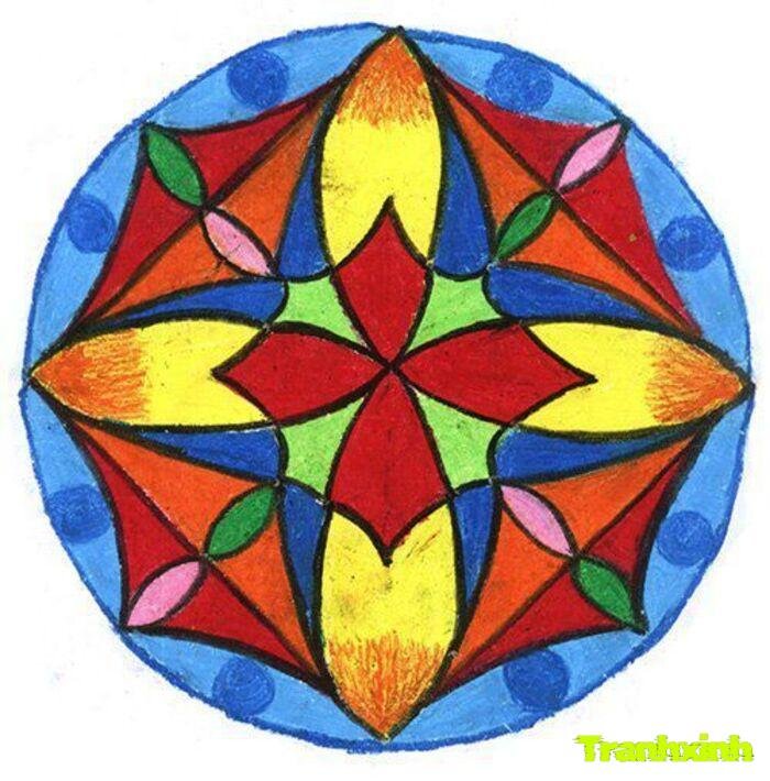 Trang trí hình tròn thiết kế nghệ thuật