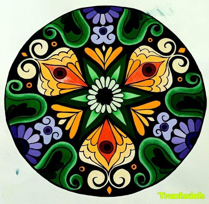 Trang trí hình tròn thiết kế sáng tạo