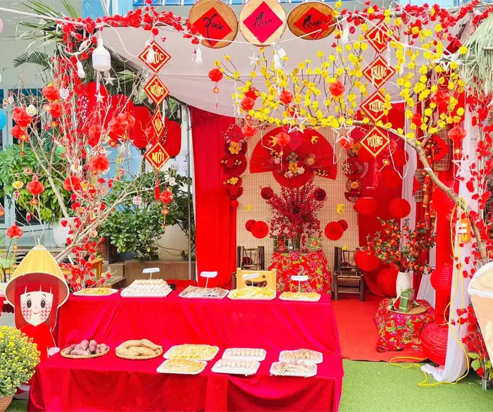 Trang trí trại đẹp cho hội trại trường học