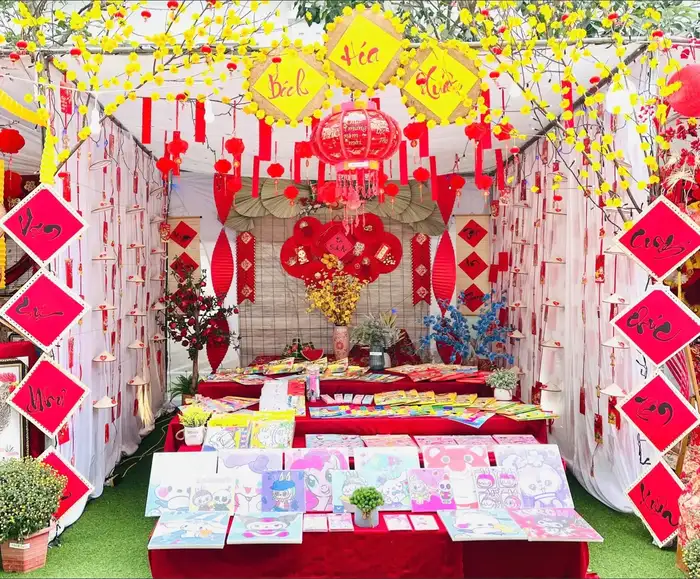 Trang trí trại đẹp cho trại xuân