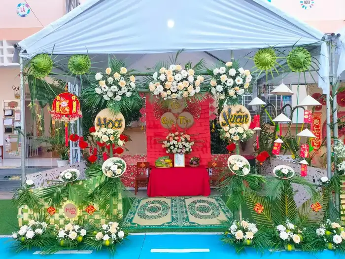 Trang trí trại phong cách dân gian