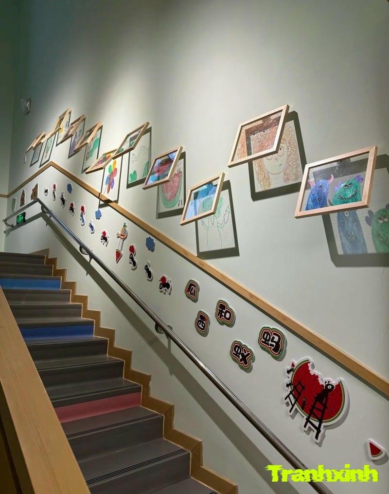 anh trang trí cầu thang đẹp