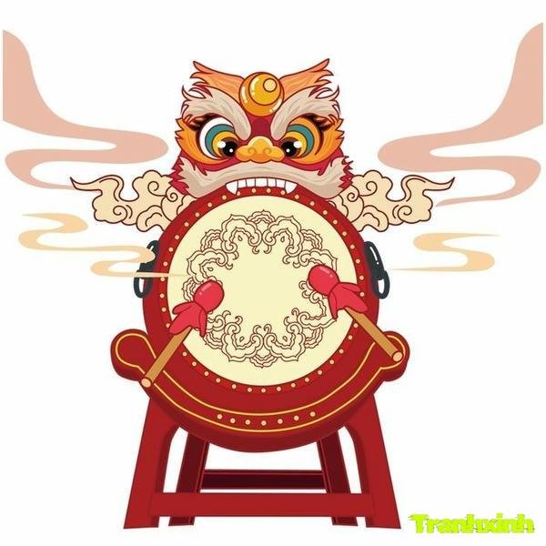 ảnh trang trí dùi trống khai giảng