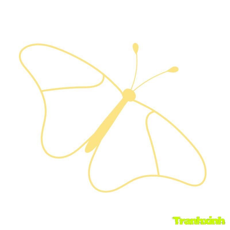 anh tranh tô màu con bướm