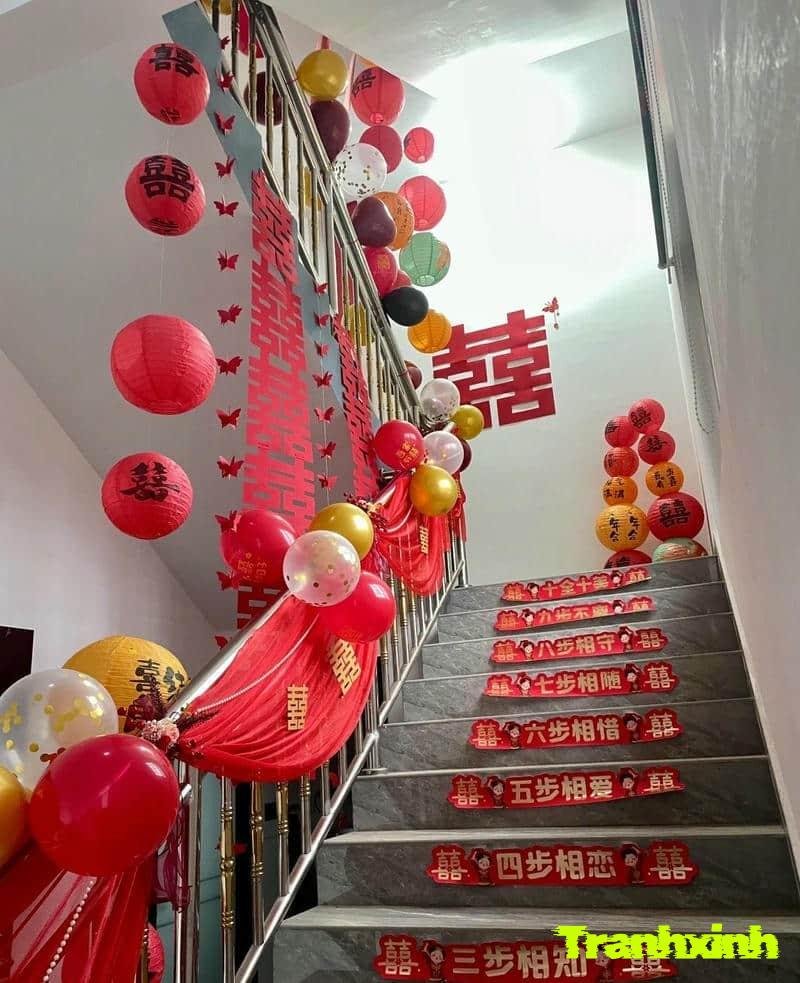 bóng bay đám cưới