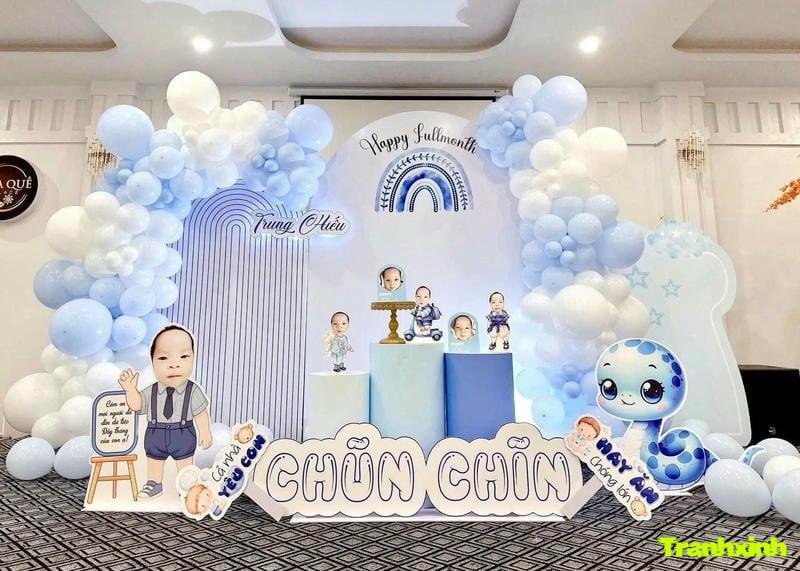 bóng bay trang trí sân khấu