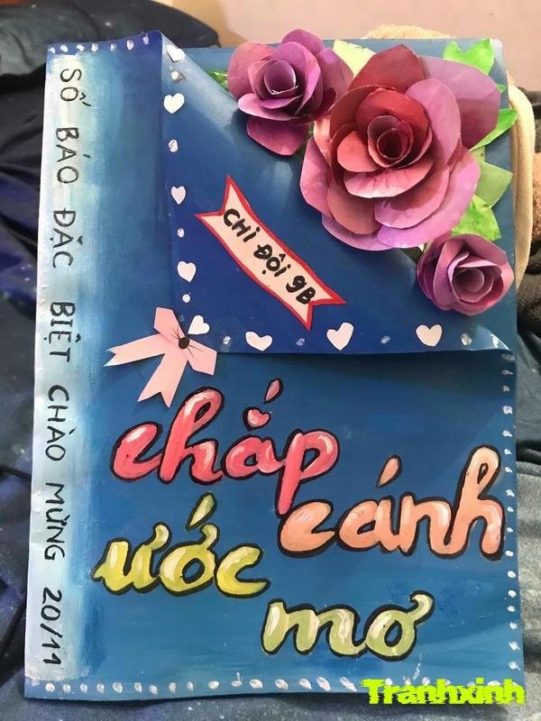 các kiểu chữ trang trí báo tường đẹp