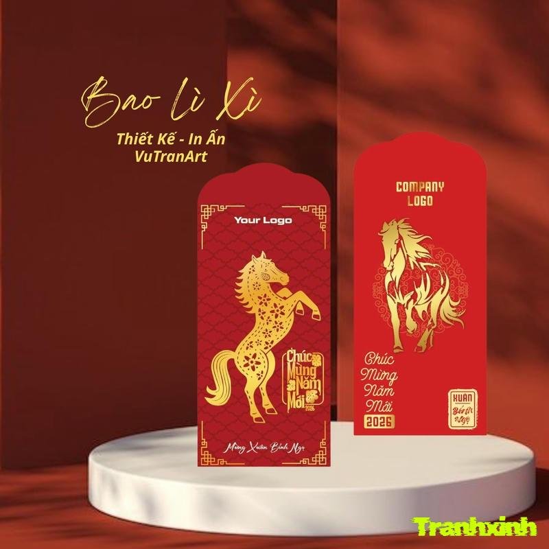 cách trang trí bao lì xì