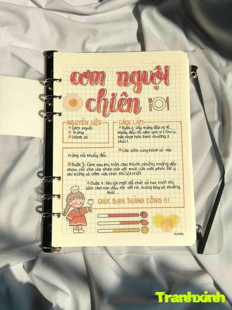 cách trang trí bìa sổ tay cute