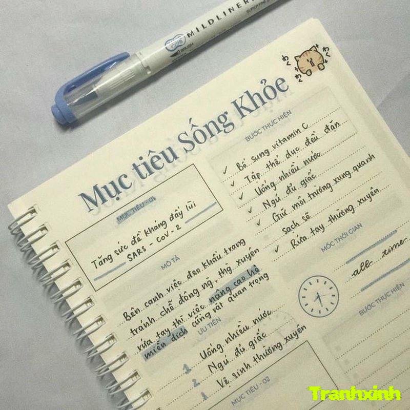 cách trang trí bìa sổ