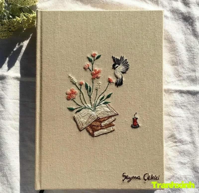 cách trang trí bìa vở đẹp