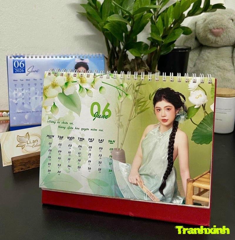 cách vẽ tranh trang trí bìa lịch treo tường