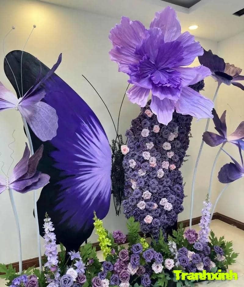 cây đào giả trang trí tết