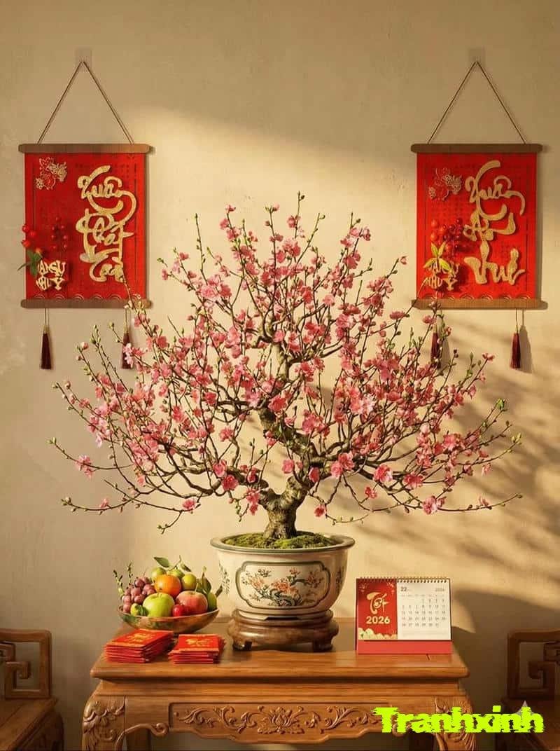 cây mai giả trang trí tết