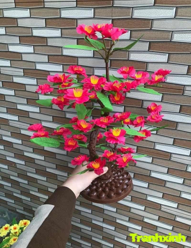 cây mai giả trang trí tết